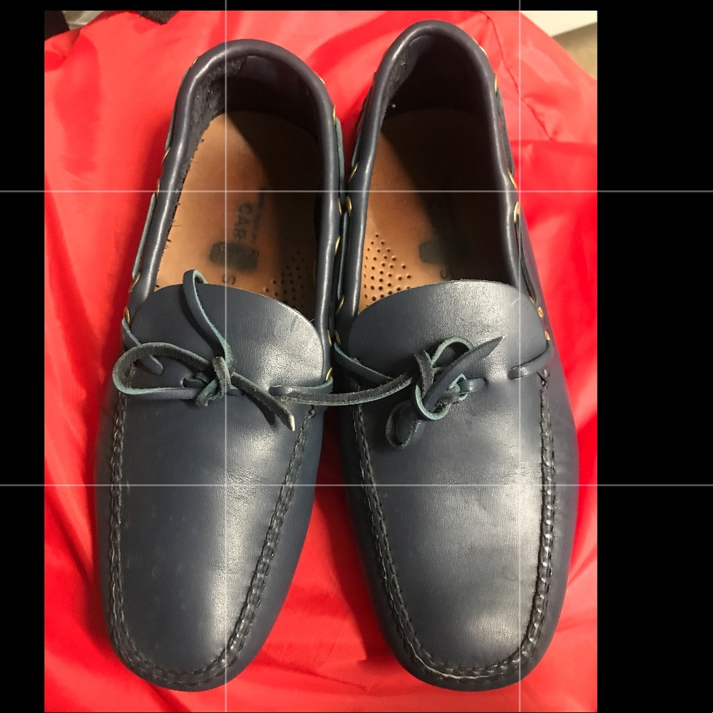 Marchio Registration Car Shoe Leather  Loafers 37